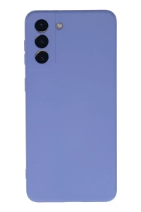 Samsung Galaxy S21 Plus Kılıf Nano içi Kadife Silikon - Lila