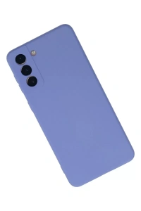 Samsung Galaxy S21 Plus Kılıf Nano içi Kadife Silikon - Lila
