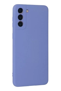 Samsung Galaxy S21 Plus Kılıf Nano içi Kadife Silikon - Lila
