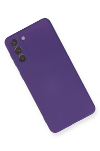 Samsung Galaxy S21 Plus Kılıf Nano içi Kadife Silikon - Mor