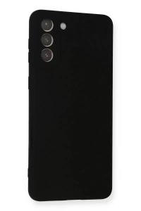 Samsung Galaxy S21 Plus Kılıf Nano içi Kadife Silikon - Siyah