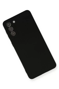 Samsung Galaxy S21 Plus Kılıf Nano içi Kadife Silikon - Siyah