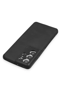 Samsung Galaxy S21 Ultra Kılıf Loop Deri Silikon - Siyah