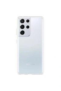 Samsung Galaxy S21 Ultra Kılıf Lüx Şeffaf Silikon