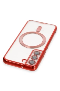 Samsung Galaxy S22 Kılıf Kross Magneticsafe Kapak - Kırmızı