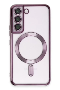 Samsung Galaxy S22 Kılıf Kross Magneticsafe Kapak - Mor