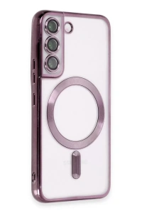 Samsung Galaxy S22 Kılıf Kross Magneticsafe Kapak - Mor