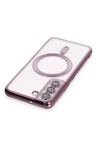 Samsung Galaxy S22 Kılıf Kross Magneticsafe Kapak - Mor