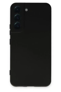Samsung Galaxy S22 Kılıf Nano içi Kadife Silikon - Siyah