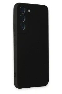 Samsung Galaxy S22 Kılıf Nano içi Kadife Silikon - Siyah