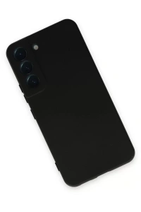 Samsung Galaxy S22 Kılıf Nano içi Kadife Silikon - Siyah