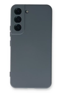 Samsung Galaxy S22 Plus Kılıf Nano içi Kadife Silikon - Gri