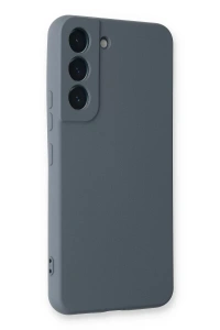 Samsung Galaxy S22 Plus Kılıf Nano içi Kadife Silikon - Gri