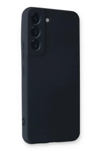 Samsung Galaxy S22 Plus Kılıf Nano içi Kadife Silikon - Lacivert
