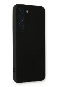 Samsung Galaxy S22 Plus Kılıf Nano içi Kadife Silikon - Siyah