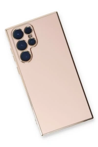 Samsung Galaxy S22 Ultra Kılıf Volet Silikon - Pembe