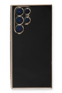 Samsung Galaxy S22 Ultra Kılıf Volet Silikon - Siyah