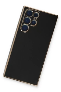 Samsung Galaxy S22 Ultra Kılıf Volet Silikon - Siyah