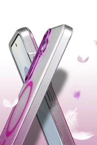 Samsung Galaxy S23 FE Glossy Magsafe Kapak - Mavi