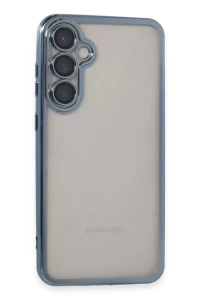 Samsung Galaxy S23 FE Kılıf Lensli Silikon - Açık Mavi