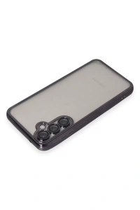 Samsung Galaxy S23 FE Kılıf Lensli Silikon - Mor
