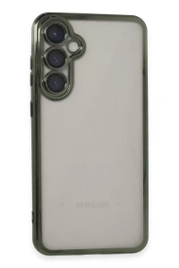 Samsung Galaxy S23 FE Kılıf Lensli Silikon - Yeşil