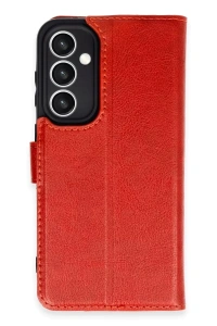 Samsung Galaxy S23 FE Kılıf Trend S Plus Kapaklı Kılıf - Kırmızı