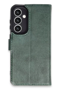Samsung Galaxy S23 FE Kılıf Trend S Plus Kapaklı Kılıf - Yeşil