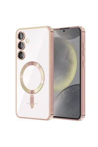 Samsung Galaxy S23 Kılıf Kross Magneticsafe Kapak - Rose