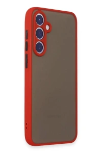 Samsung Galaxy S23 Kılıf Montreal Silikon Kapak - Kırmızı