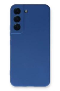 Samsung Galaxy S23 Kılıf Nano içi Kadife Silikon - Mavi