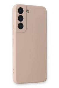 Samsung Galaxy S23 Kılıf Nano içi Kadife Silikon - Pudra