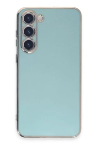 Samsung Galaxy S23 Kılıf Volet Silikon - Açık Yeşil