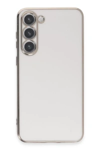 Samsung Galaxy S23 Kılıf Volet Silikon - Beyaz