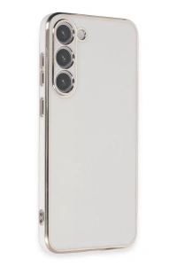 Samsung Galaxy S23 Kılıf Volet Silikon - Beyaz