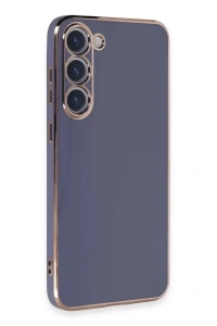 Samsung Galaxy S23 Kılıf Volet Silikon - Mavi