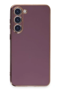 Samsung Galaxy S23 Kılıf Volet Silikon - Mor