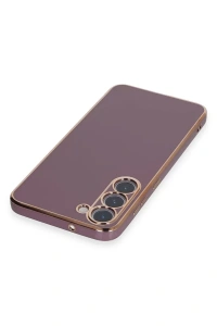 Samsung Galaxy S23 Kılıf Volet Silikon - Mor