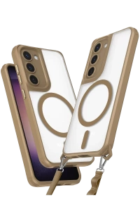 Samsung Galaxy S23 Plus Kılıf Enka Magsafe Silikon Kılıf - Desert
