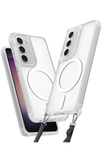 Samsung Galaxy S23 Plus Kılıf Enka Magsafe Silikon Kılıf - Şeffaf