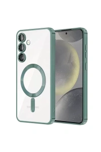 Samsung Galaxy S23 Plus Kılıf Kross Magneticsafe Kapak - Koyu Yeşil