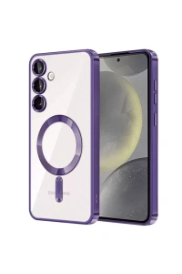 Samsung Galaxy S23 Plus Kılıf Kross Magneticsafe Kapak - Mor