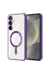 Samsung Galaxy S23 Plus Kılıf Kross Magneticsafe Kapak - Mor