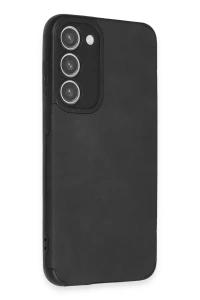 Samsung Galaxy S23 Plus Kılıf Loop Deri Silikon - Siyah