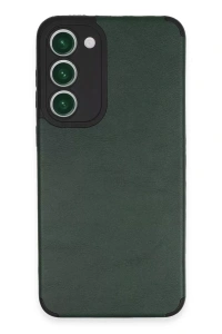 Samsung Galaxy S23 Plus Kılıf Loop Deri Silikon - Yeşil
