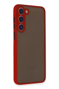 Samsung Galaxy S23 Plus Kılıf Montreal Silikon Kapak - Kırmızı