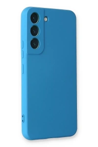 Samsung Galaxy S23 Plus Kılıf Nano içi Kadife Silikon - Mavi