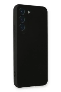 Samsung Galaxy S23 Plus Kılıf Nano içi Kadife Silikon - Siyah