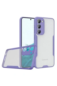 Samsung Galaxy S23 Plus Kılıf Platin Silikon - Lila
