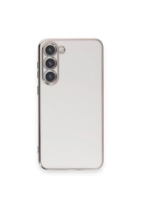 Samsung Galaxy S23 Plus Kılıf Volet Silikon - Beyaz